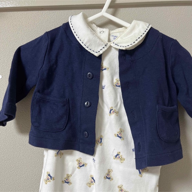 Ralph Lauren(ラルフローレン)のラルフローレン baby 3ヶ月 3点セットカバーオール キッズ/ベビー/マタニティのベビー服(~85cm)(カバーオール)の商品写真