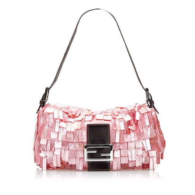受注生産品】 FENDI 【214-84460】 FENDI レディース レザー サテン