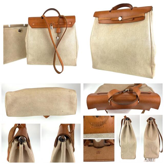 HERMES エルメス エールバッグGM 替えバッグ付き ベージュ ライト HERMES エルメス エールバッグGM 替えバッグ付き ベージュ ライト
