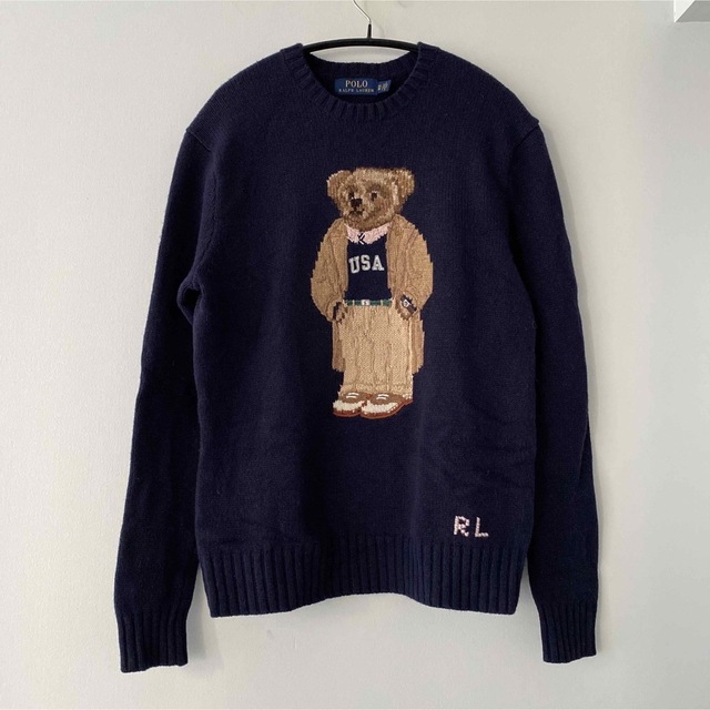 POLO RALPH LAUREN(ポロラルフローレン)のポロラルフローレン　カレッジエイト ベア セーター メンズのトップス(ニット/セーター)の商品写真