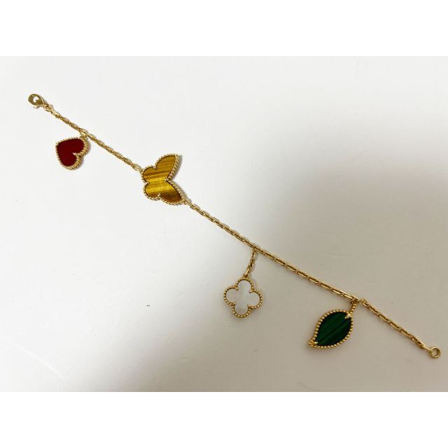 ヴァンクリーフ&アーペル ラッキー アルハンブラ ブレスレット 4モチーフ