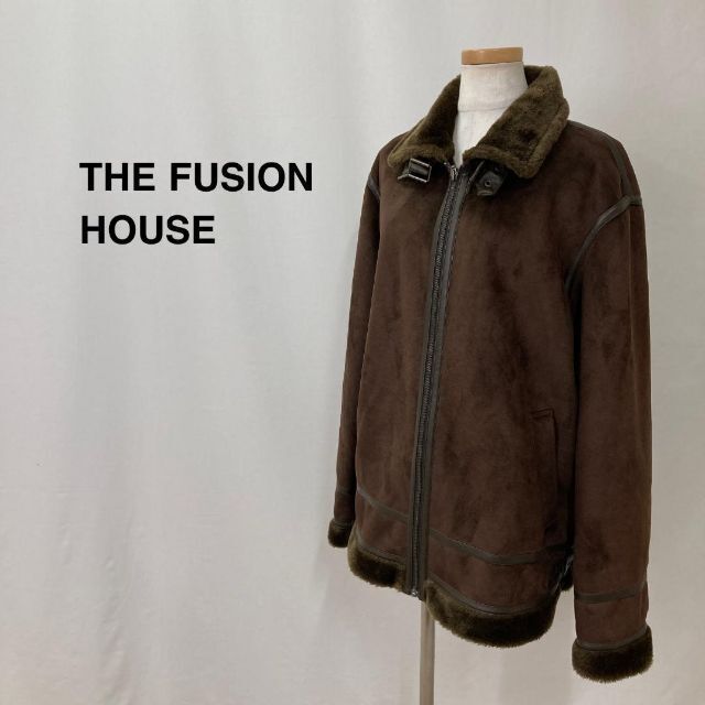 THE FUSION HOUSE フュージョン ハウス フライトジャケット 美品ブラウンサイズ