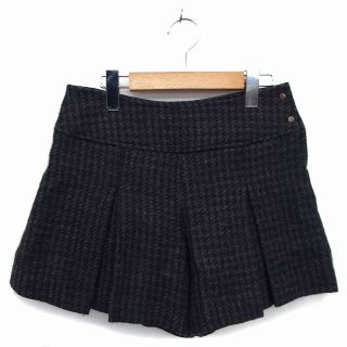 シップス(SHIPS)のシップス キュロット パンツ ワイド ショート ウール混 タック サイドジップ (キュロット)