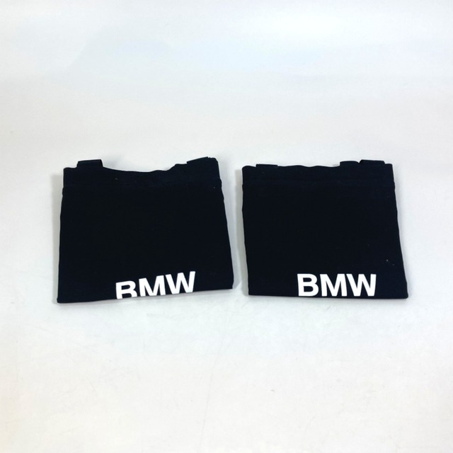 ビーエムダブリュー BMW エコバッグ 巾着 二枚セット ロゴ ノベルティ トートバッグ キャンバス ブラック 未使用