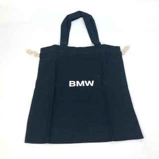 ビーエムダブリュー(BMW)のビーエムダブリュー BMW エコバッグ 巾着 二枚セット ロゴ ノベルティ トートバッグ キャンバス ブラック 未使用(トートバッグ)