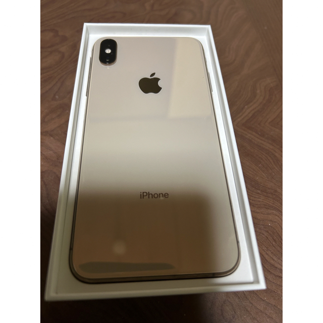 iPhone(アイフォーン)のiPhone XS Max ゴールド 256GB 初期化済 スマホ/家電/カメラのスマートフォン/携帯電話(スマートフォン本体)の商品写真