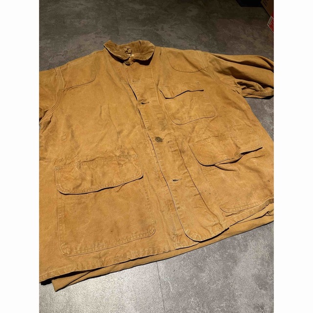 ★大人気商品★ carhartt 激レア50s - carhartt hunting 46相当 jacket カバーオール