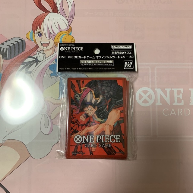 BANDAI(バンダイ)のワンピースカードゲーム　オフィシャルカードスリーブ2 エンタメ/ホビーのトレーディングカード(カードサプライ/アクセサリ)の商品写真