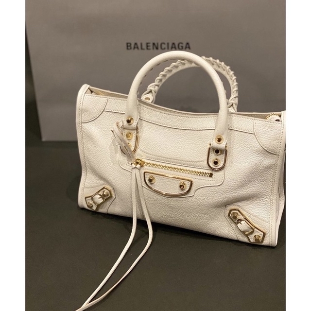 BalenciagaCityクラシック メタリックエッジ ゴールドシティ S