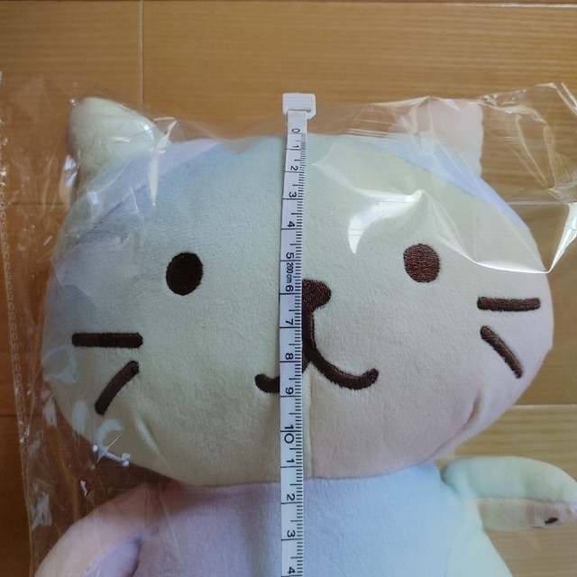 海外限定】 ふくふくにゃんこ ミケランジェロ ぬいぐるみ レインボー