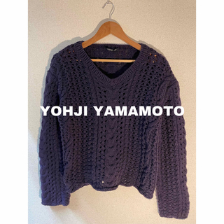 ヨウジヤマモト(Yohji Yamamoto)のYOHJI YAMAMOTO ヨウジヤマモト　ケーブルニット　ローゲージニット(ニット/セーター)