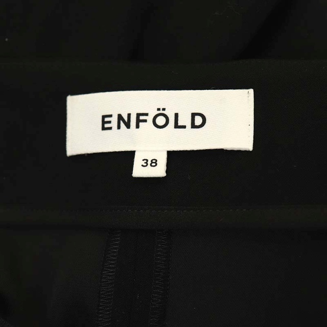 ENFOLD(エンフォルド)のエンフォルド 21AW キャミソールワンピース セミフレア ロング 38 黒 レディースのワンピース(ロングワンピース/マキシワンピース)の商品写真