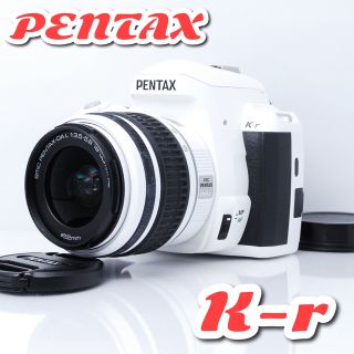 ペンタックス(PENTAX)のペンタックス K-r ホワイト❤️iPhone転送◎❤️ショット数3,668(デジタル一眼)