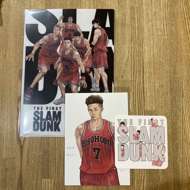 THE FIRST SLAM DUNK  スラムダンク　クリアファイル&特典　 エンタメ/ホビーのアニメグッズ(その他)の商品写真