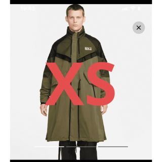 サカイ(sacai)の29日まで出品！　NIKEx sacai Trench Jacket カーキ　(トレンチコート)