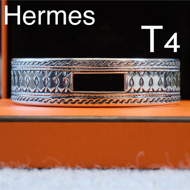 通販激安】 Hermes - 【未使用品】HERMES T4 トゥアレグ バングル ...