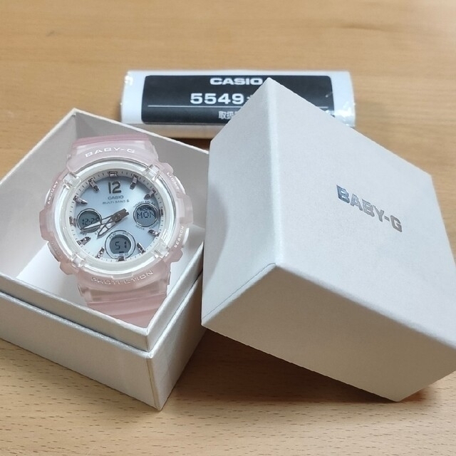 Baby-G(ベビージー)の【美品】CASIO BABY-G BGA-2800-4AJF ベビージー カシオ レディースのファッション小物(腕時計)の商品写真