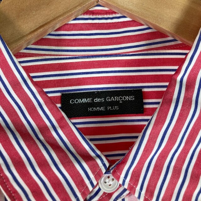 COMME des GARCONS(コムデギャルソン)の★コムデギャルソン オムプリュス 2001SS レイヤード ストライプシャツ メンズのトップス(シャツ)の商品写真