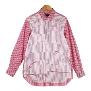 コムデギャルソン(COMME des GARCONS)の★コムデギャルソン オムプリュス 2001SS レイヤード ストライプシャツ(シャツ)