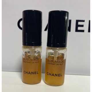 シャネル(CHANEL)のシャネル　サブリマージュ　レクストレ　ドゥ　ニュイ　サンプル　2本　使用品(美容液)