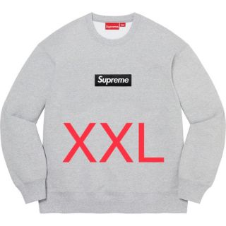 シュプリーム(Supreme)のXXL SUPREME 22AW Box Logo Crewneck Grey(スウェット)