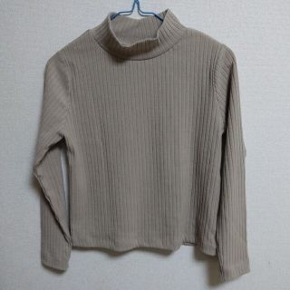 コヒナ(COHINA)の【COHINA完売品】ハイネックリブカットソー　アイボリー(ニット/セーター)