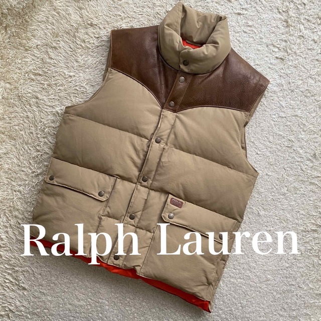 Ralph Lauren ‘s ヴィンテージ　DOWN BEST L   フリマアプリ ラクマ