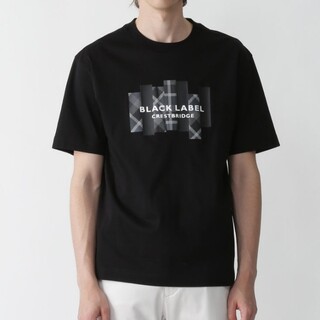 ブラックレーベルクレストブリッジ(BLACK LABEL CRESTBRIDGE)の【新品】ブラックレーベルクレストブリッジ　Tシャツ　バーバリー　黒　L　773(Tシャツ/カットソー(半袖/袖なし))