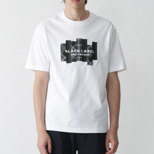 BLACK LABEL CRESTBRIDGE(ブラックレーベルクレストブリッジ)の【新品】ブラックレーベルクレストブリッジ　Tシャツ　バーバリー　白　L　773 メンズのトップス(Tシャツ/カットソー(半袖/袖なし))の商品写真