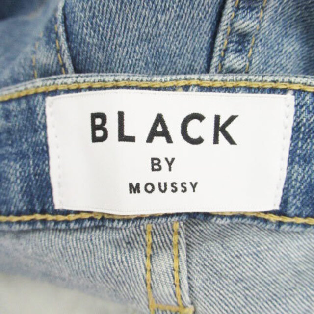 BLACK by moussy(ブラックバイマウジー)のブラック バイ マウジー デニムパンツ ジーンズ テーパード 26 青 レディースのパンツ(デニム/ジーンズ)の商品写真