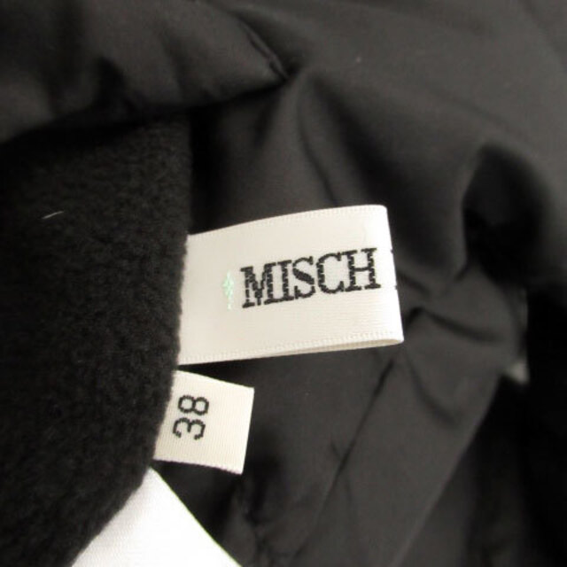 MISCH MASCH(ミッシュマッシュ)のミッシュマッシュ ダウンジャケット ミドル丈 リバーシブル ビッグカラー M 黒 レディースのジャケット/アウター(ダウンジャケット)の商品写真