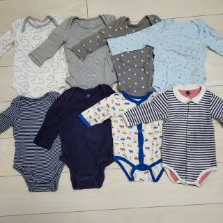 ギャップ(GAP)の子供服　ボディスーツ8点、脚付きカバーオール３点セット☆(ロンパース)