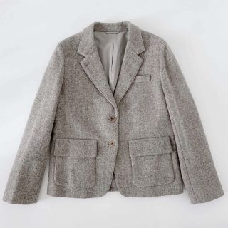 マーガレット・ハウエル wool、linen圧縮系ジャケット