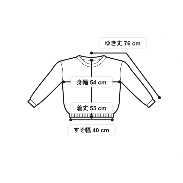 【新品未使用】ドレステリア　トレーナー 8