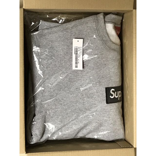 Supreme Box Logo Crewneck S Heather GreyHeatherGreyサイズ