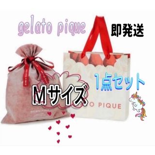 ジェラートピケ(gelato pique)のジェラートピケ　Xmas限定ギフトMサイズ巾着、ショッパー(ショップ袋)