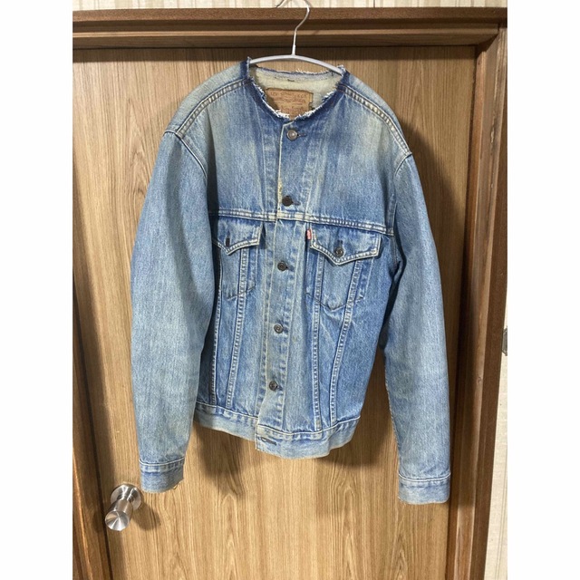 Levi's  ノーカラーデニムジャケットcomoli