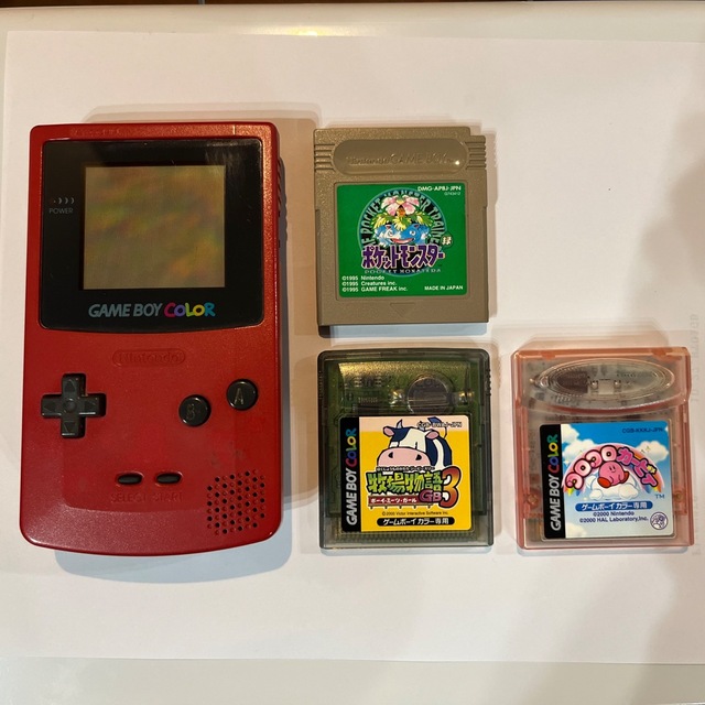 早い者勝ち ゲームボーイ - ゲームボーイカラー カセット付き 携帯用