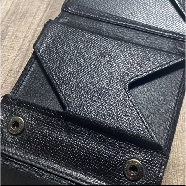 薄い財布 abrAsus(アブラサス) ブラック　サイフ メンズのファッション小物(折り財布)の商品写真