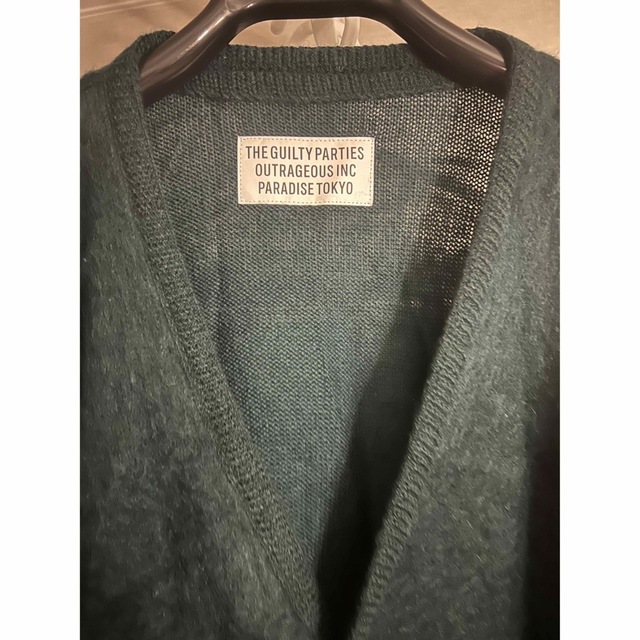 WACKO MARIA - WACKO MARIA MOHAIR CARDIGAN 21fw Greenの通販 by