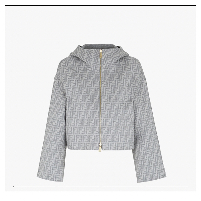 フェンディ ウールカジュアルジャケット グレー FENDI - FENDI グレーウールジャケットの通販 by yuppp