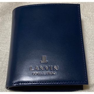 ランバンコレクション(LANVIN COLLECTION)のランバンコレクション小銭入れ付きコンパクト折り財布ランバンメンズレザー２つ折財布(折り財布)