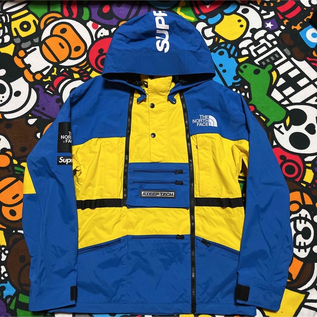 north face× steep tech ×supreemマウンテンパーカー