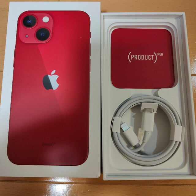 iphone13 mini 128GB レッド　極美品　バッテリー99％