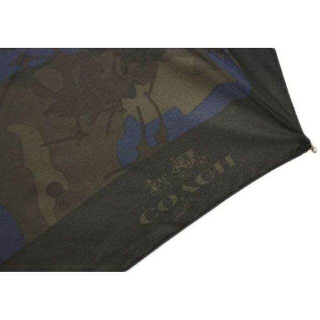 COACH(コーチ)の【新品】コーチ 傘 F79844-LJF メンズ ボックスド ミニ ブルー メンズのファッション小物(傘)の商品写真