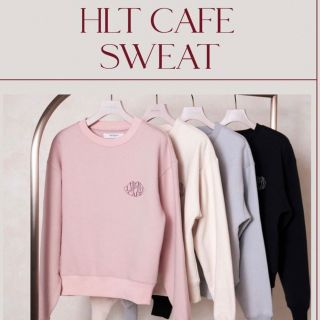 新品 Herlipto CAFE MIXup 限定スウェット ピンク