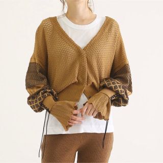BIBIY ODETTE PEPURAMU CARDIGAN ビビィ perltechnologies.com