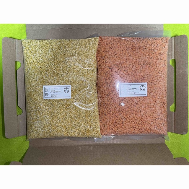 イエロームングダール900g赤レンズ豆900g 食品/飲料/酒の食品(米/穀物)の商品写真