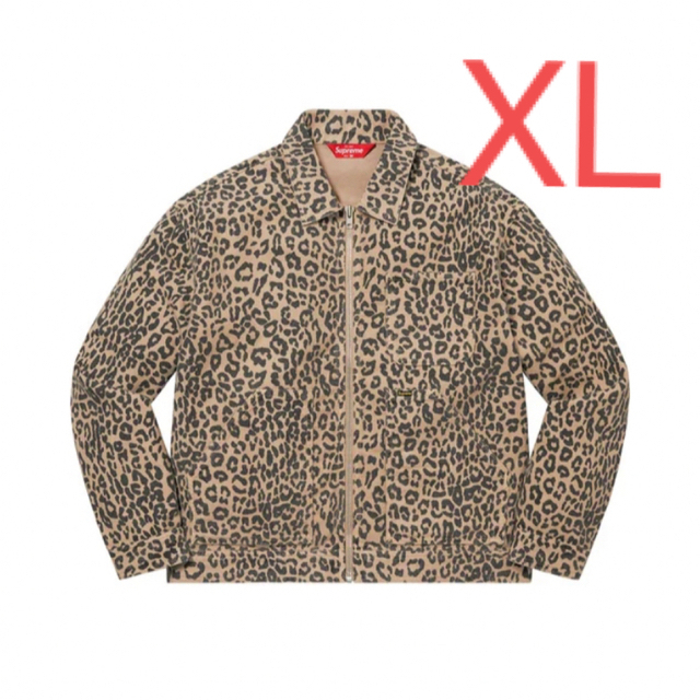 Supreme Moleskin Work Jacket Leopard