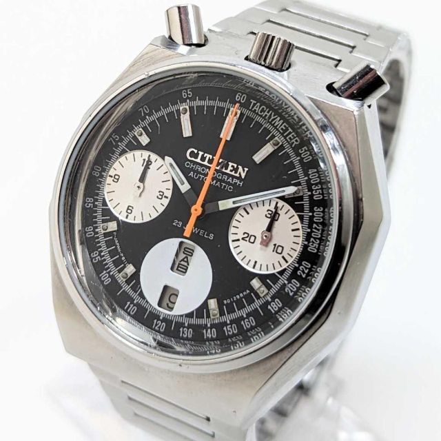 シチズン チャレンジタイマー 8110 ブルヘッド オクタゴン 自動巻き 腕時計